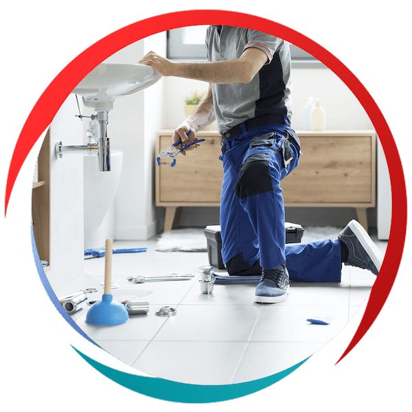 Plumbing Eatonton GA plumber working on sink